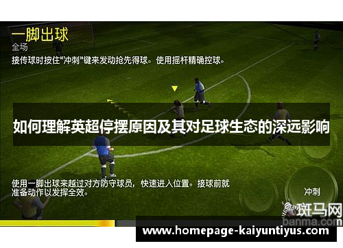 如何理解英超停摆原因及其对足球生态的深远影响 如何理解英超停摆原因及其对足球生态的深远影响