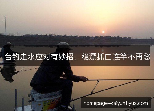 台钓走水应对有妙招，稳漂抓口连竿不再愁